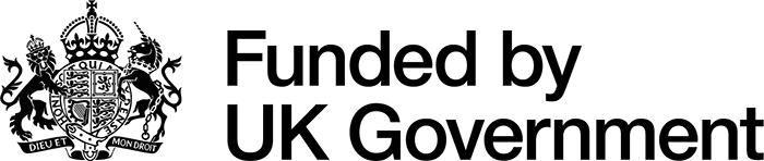 Logo: Funded by UK Government