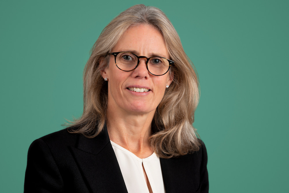 Katrina Norris is looking at the camera and smiling