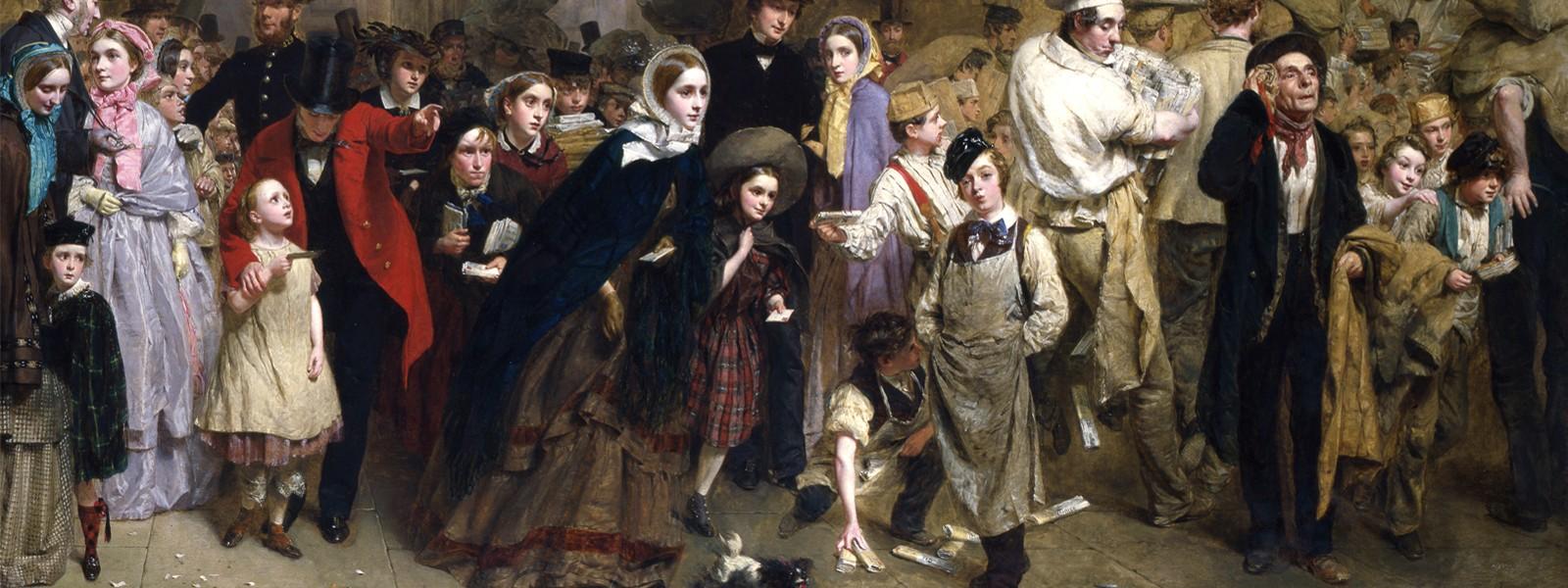 The General Post Office (One Minute to Six) by George Elgar Hicks (London Museum)