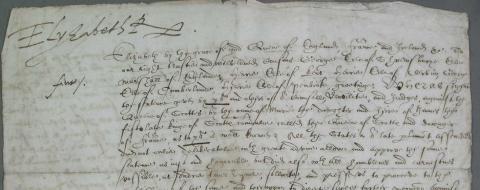Warrant for the execution of Mary Queen of Scots Warrant for the execution of Mary Queen of Scots