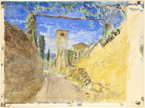 A Vineyard Walk Lucca, 1874 - John Ruskin