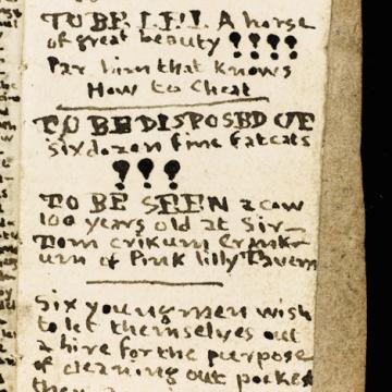 One of Charlotte Brontë’s rare ‘little books’. Credit: Drouot