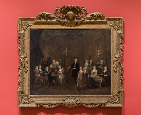 William Wollaston and his Family in a Grand Interior William Wollaston and his Family in a Grand Interior