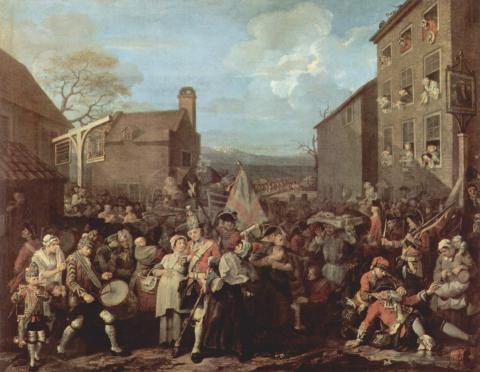 Hogarth’s ‘The March of the Guards to Finchley’ Hogarth’s ‘The March of the Guards to Finchley’