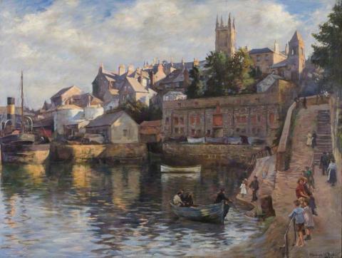 Inner Harbour – Abbey Slip by Stanhope Forbes Inner Harbour – Abbey Slip by Stanhope Forbes