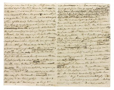Jane Austen's manuscript of The Watsons Jane Austen's manuscript of The Watsons