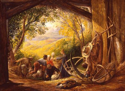 Samuel Palmer's The Shearers Samuel Palmer's The Shearers