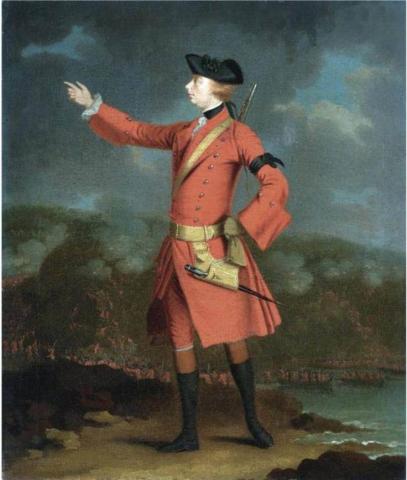 Painting of General Wolfe by J S Schaak Painting of General Wolfe by J S Schaak