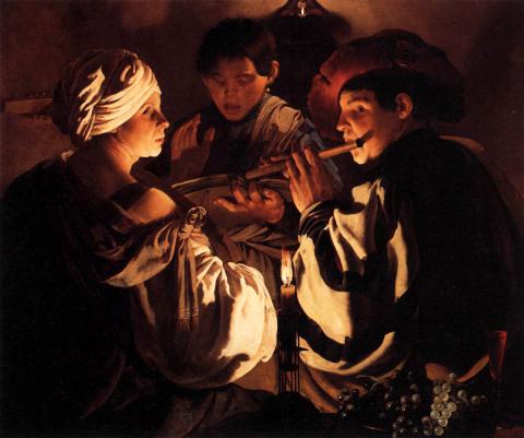 The Concert by Hendrick Ter Brugghen The Concert by Hendrick Ter Brugghen