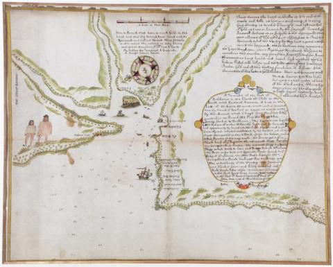 Map from Sir John Narbrough's Journal Map from Sir John Narbrough's Journal