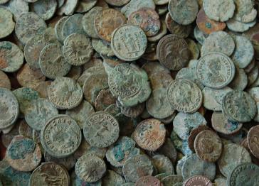 The Frome Hoard of Roman coins